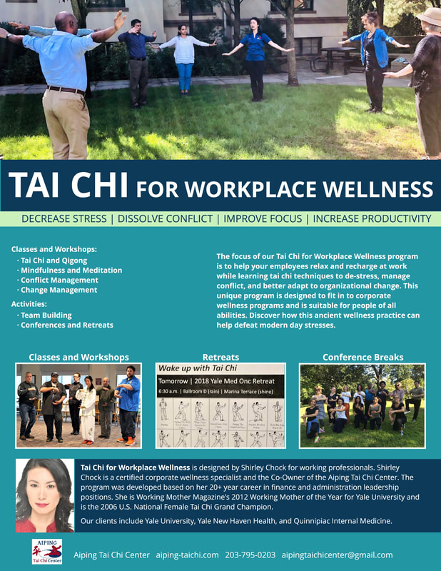 Aiping Tai Chi Center Orange CT, Shirley Chock, corporate wellness, workplace wellness